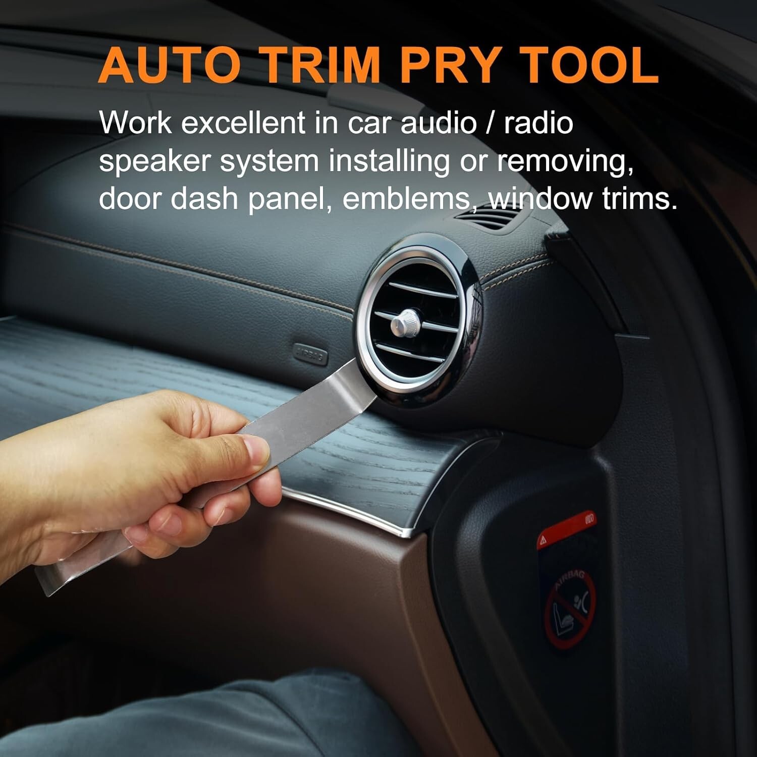 6 Pcs Auto Trim Removal Tool Kit Pry Tool Car Trim Removal Tool Set For Do