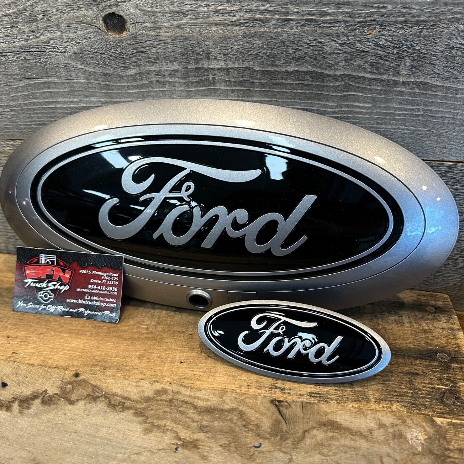 2023+ F250 F350 F450 Superduty Custom Painted Ford Front & Rear Emblem Oval Set