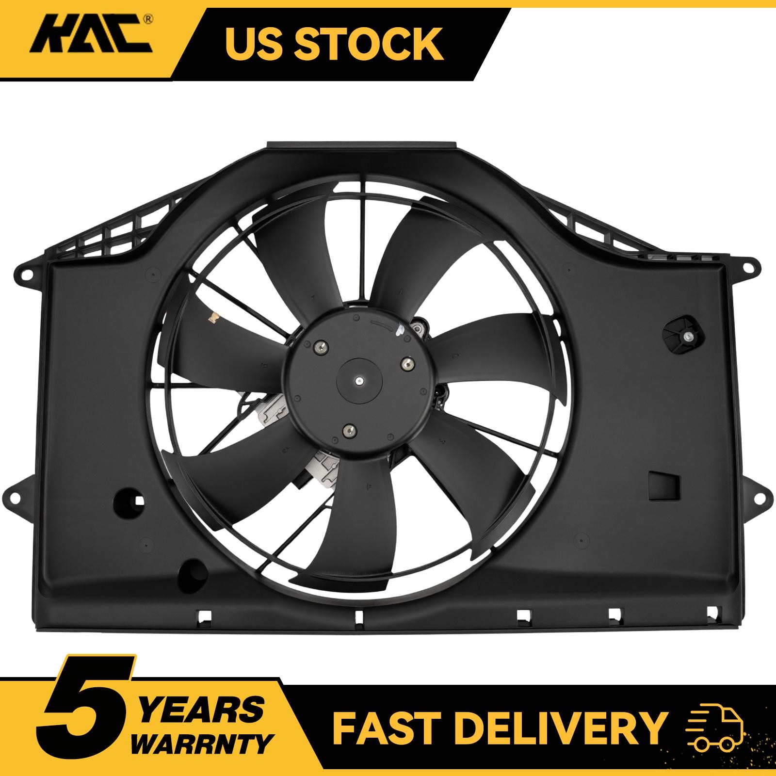 For 2016-2017 2018 2019-2021 Honda Civic L4 1.5T Radiator Cooling Fan Assembly