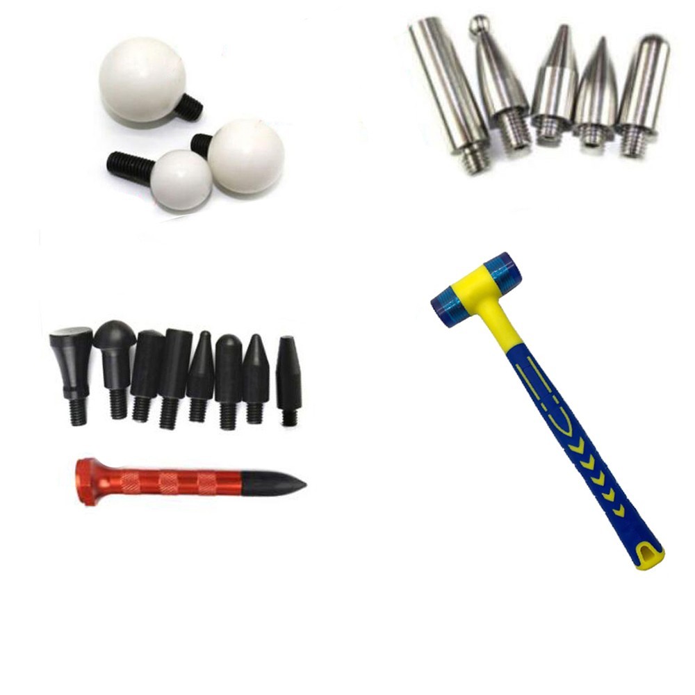 Car Dent Puller Kit,21pcs Car Dent Removal Tool,Front Fender Damage Repair