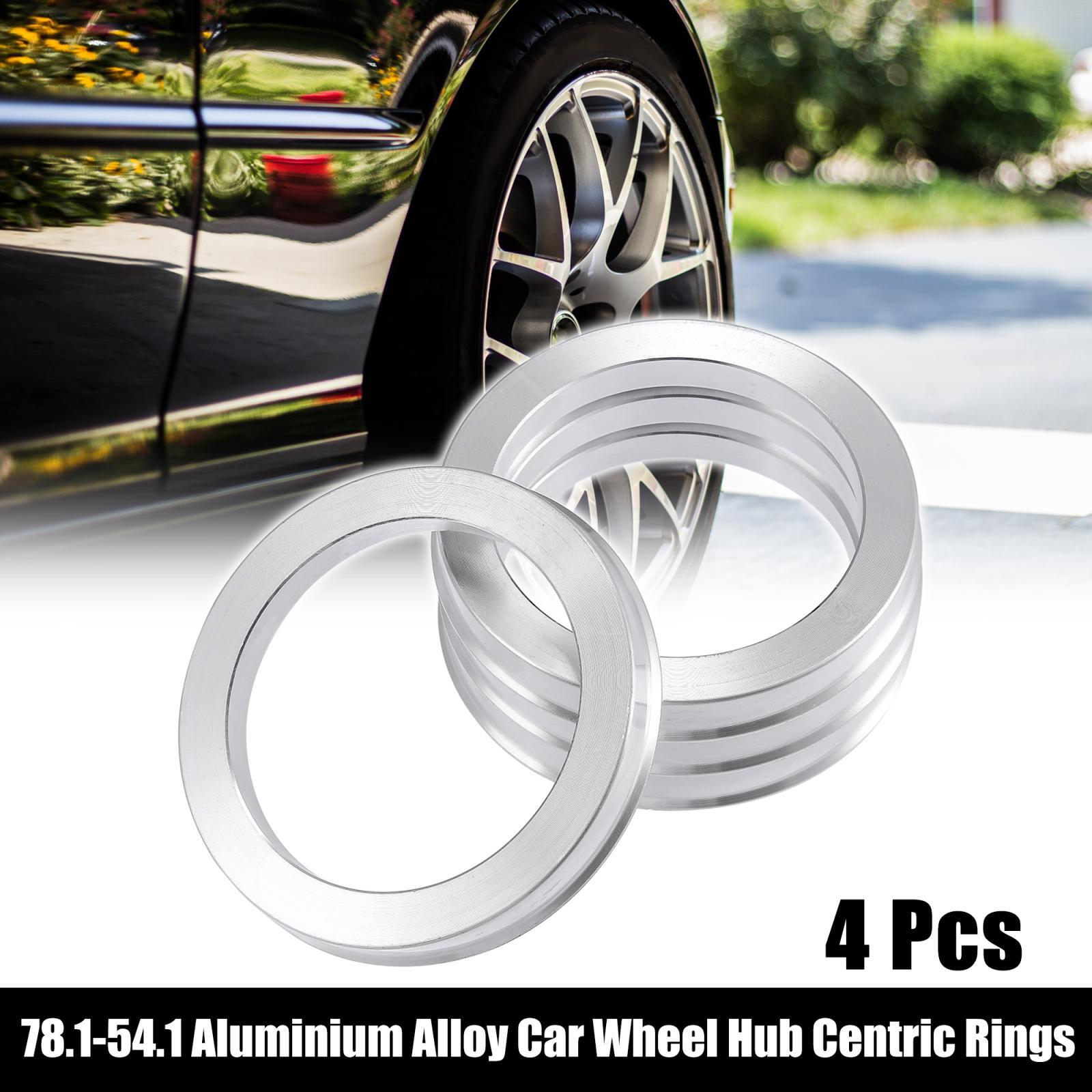 4pcs OD 78.1mm to ID 54.1mm Car Auto Hub Centric Rings Wheel Bore Center Spacer