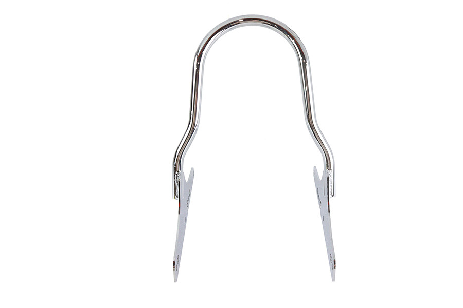 10-1/4 inch Low Profile One Piece Sissy Bar Chrome fits Harley Davidson