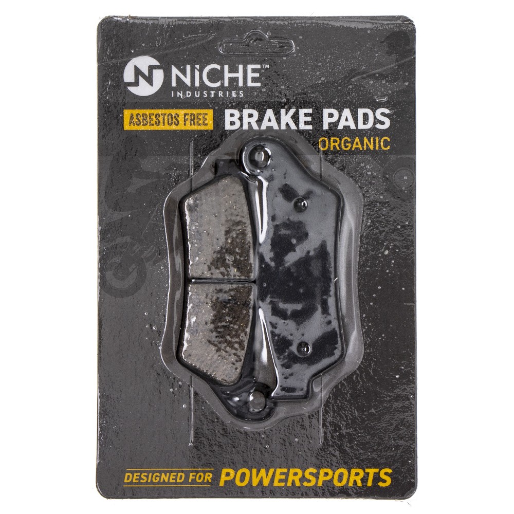 NICHE Brake Pad Set for Harley-Davidson Street Rod 500 750 Front Rear Organic