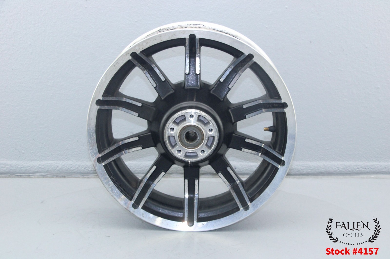 2015 Harley Electra Glide 16″ x 5.00″ Rear Back Wheel Rim IMPELLER 25mm #4157