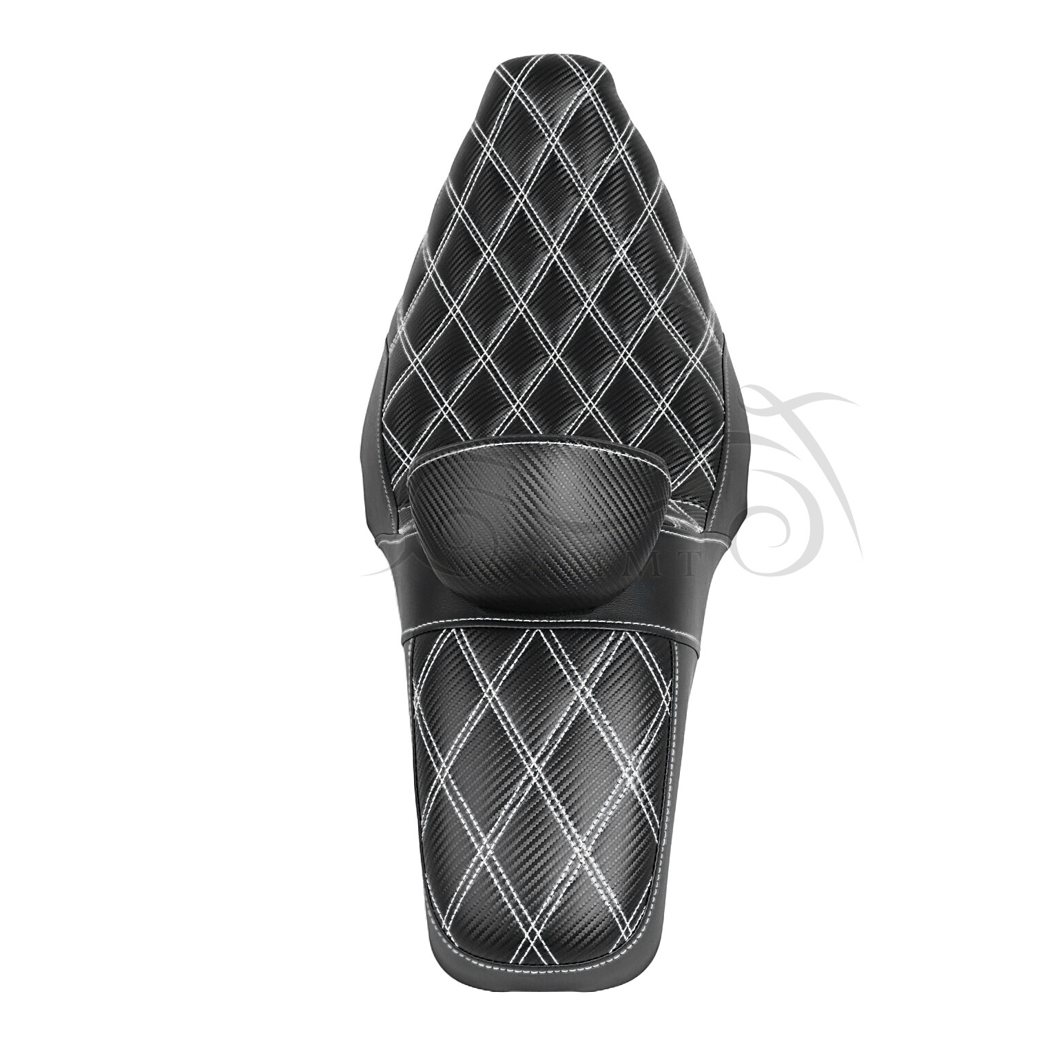 Extended Reach Rider Passenger Step Up Seat + Driver Backrest For Harley Touring