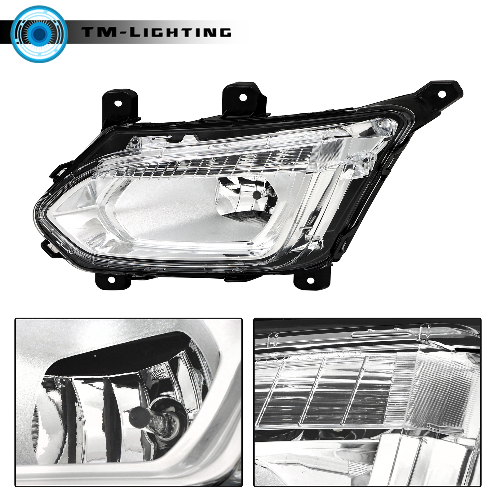 Fog Light Halogen w/DRL For 2016-2017 Chevrolet Equinox Premier LTZ Right&Left