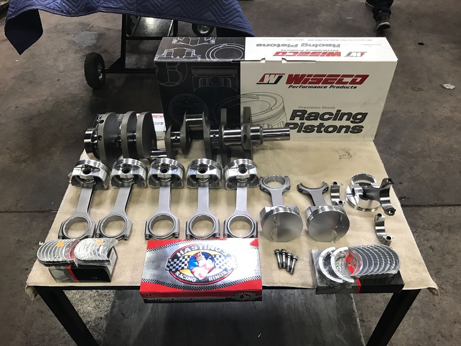 LS1 LS2 LS6 LQ9 LQ4 STROKER KIT 4.000 4340 CRANK WISECO DISH 6.0 4340 BALANCED