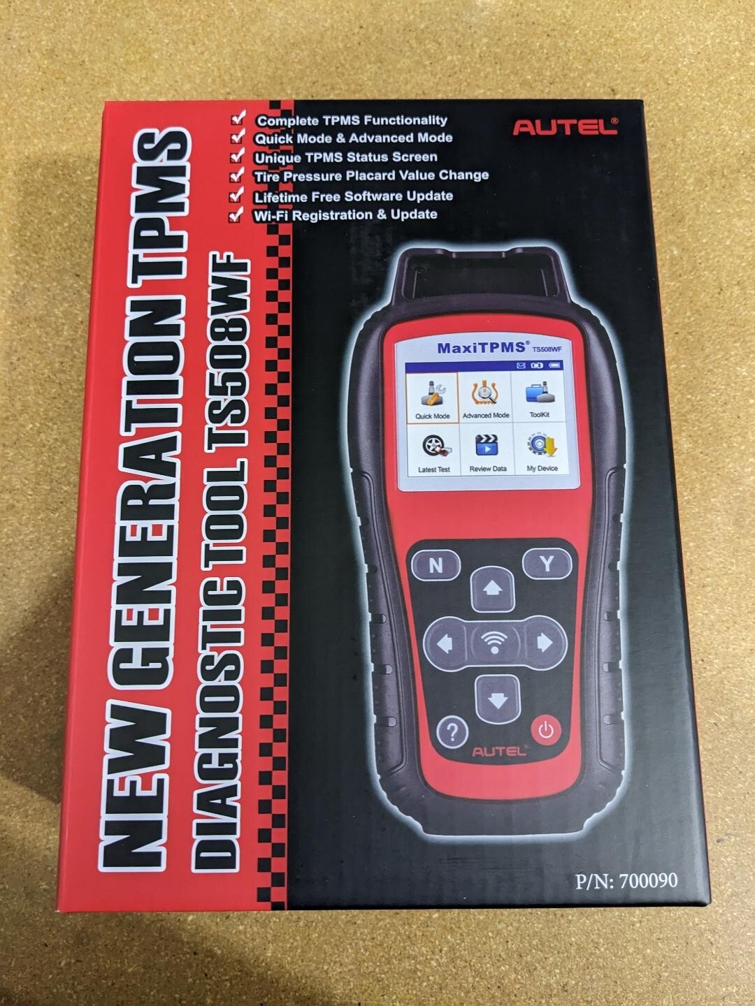 NEW Autel MaxiTPMS TS508WF TPMS – Relearn Reset Tool