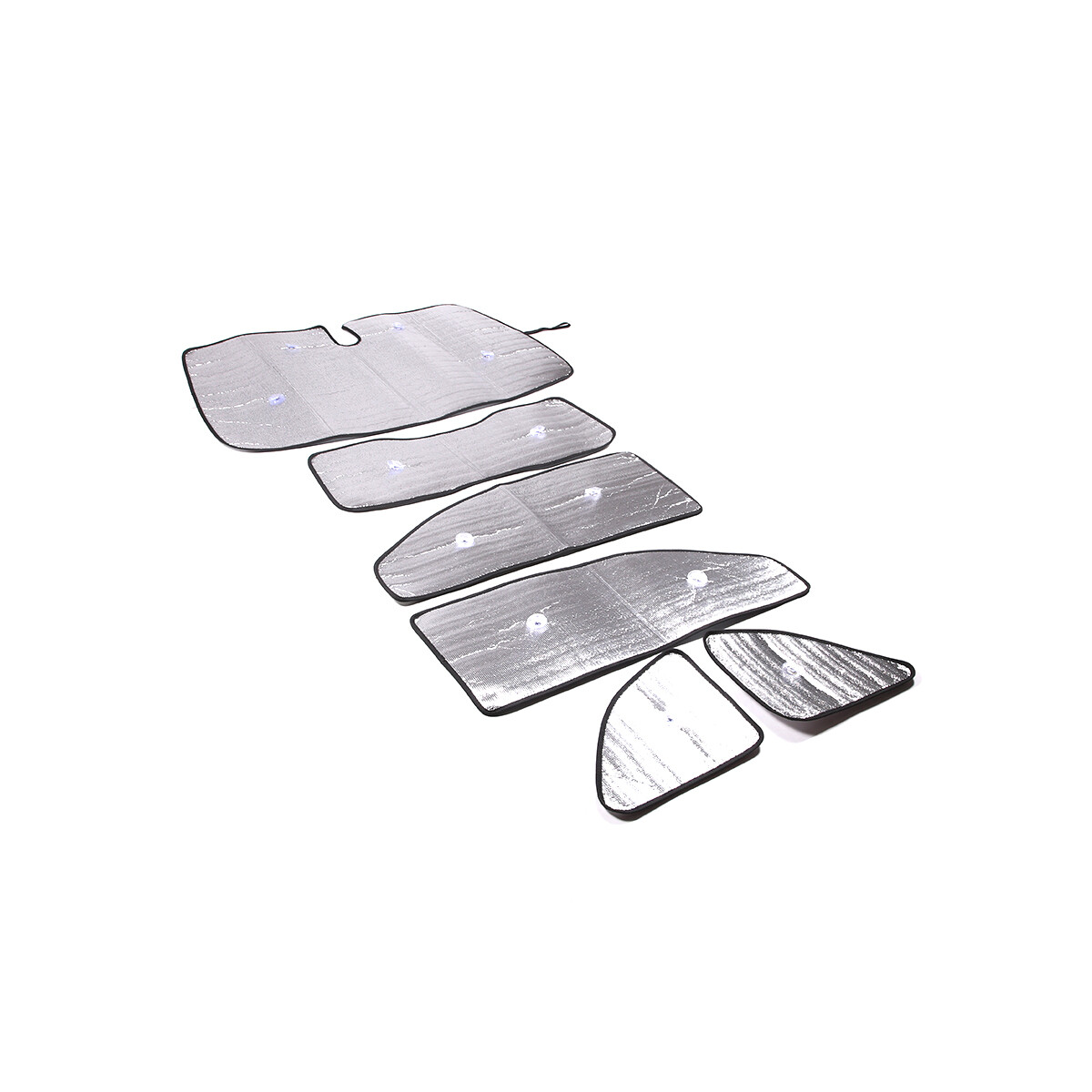 Front Rear Side Window SunShade Shield Block UV Cover For Fiat 500 2011-19 6PCS