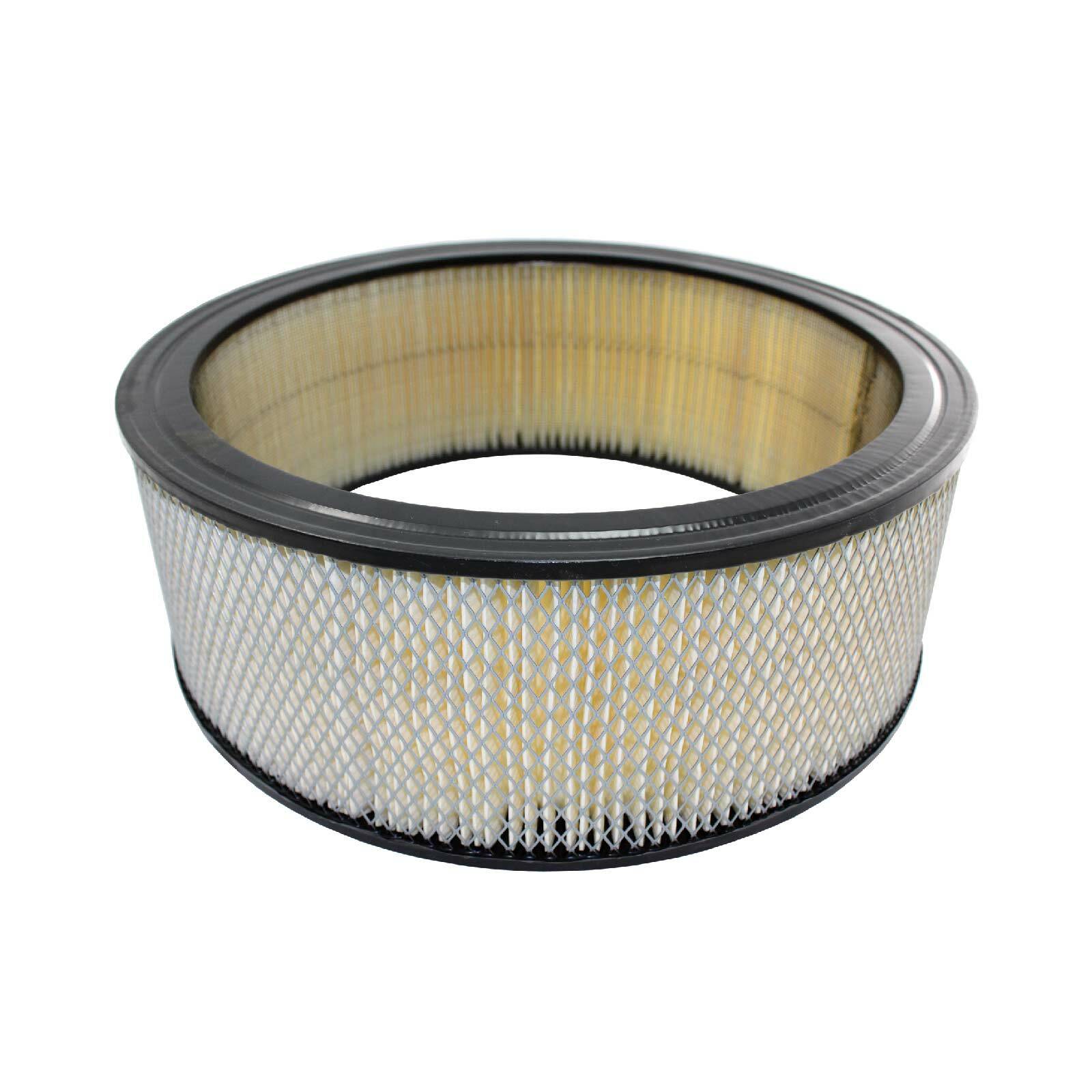 Round Paper Air Filter Cleaner Element White 14″ x 5″ Universal Cost Effective