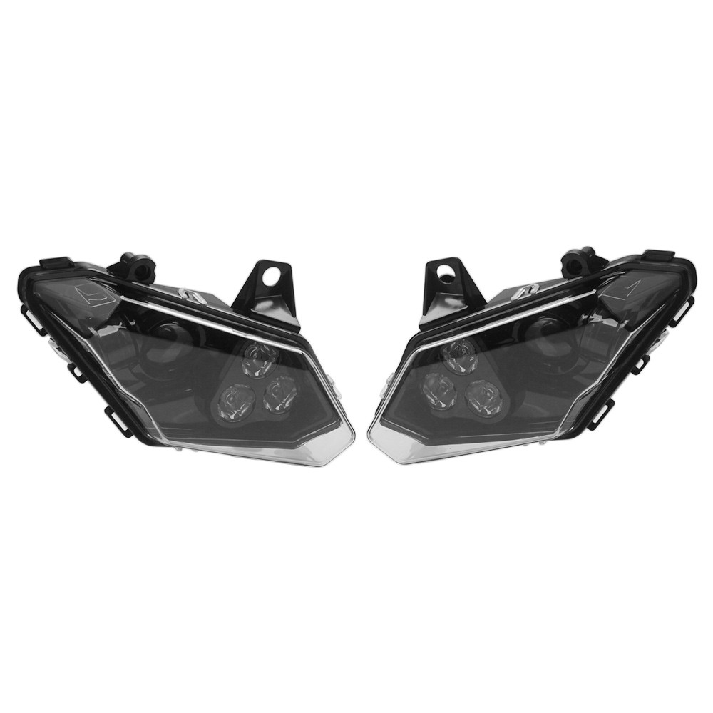 1Pair LED Headlight Headlamp Assembly for Can Am Maverick X3 XDS XRS Max Turbo R