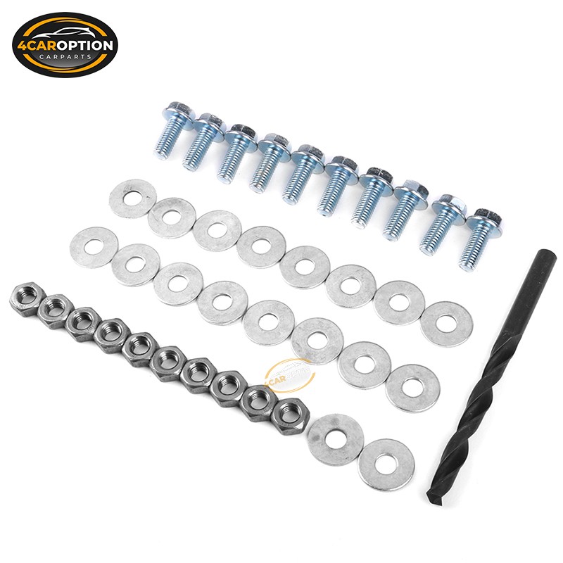 Hardware Kit M8 Bolts Nuts Washers Drill Front Bumper Lip Sideskirt Extension