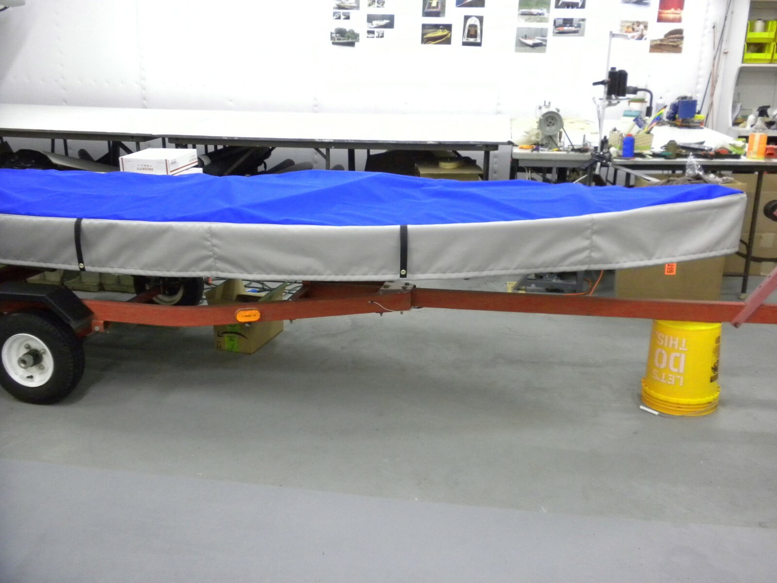 Sunfish Sailboat Cover Marine Fabric w/Bungee Cord perimeter Sunfish Sail Boat