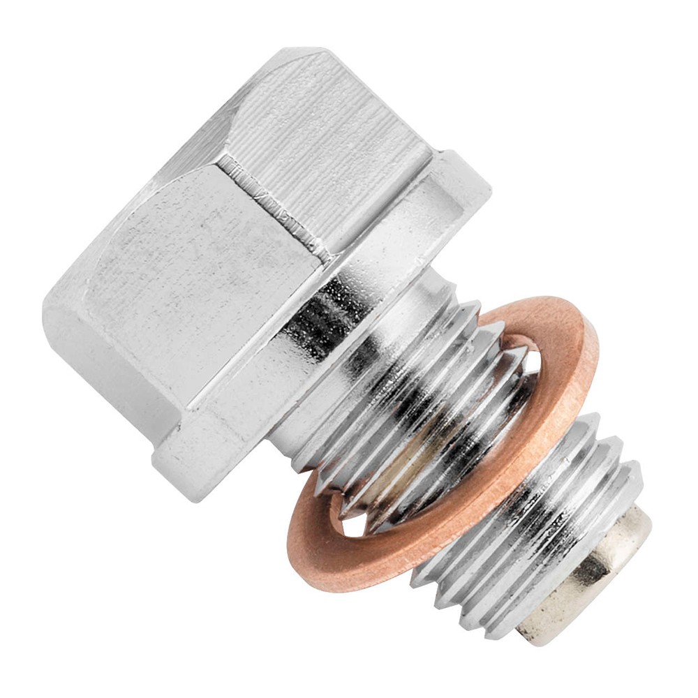 All Years Kawasaki KLR250 Dirt Bike Magnetic Oil Drain Plug [Steel]