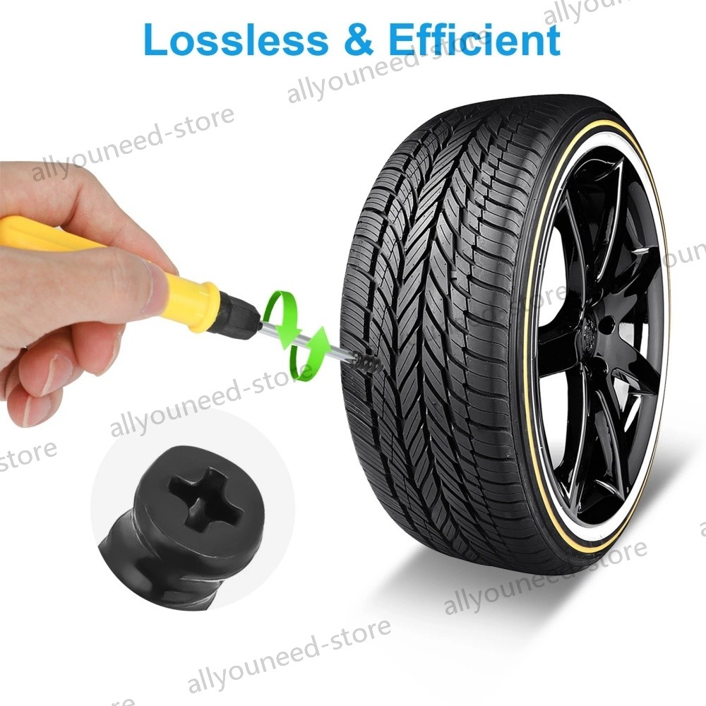 85/100PC Tire Repair Kit Screw Plug Rubber Nails for Car Truck SUV Van Quick Fix