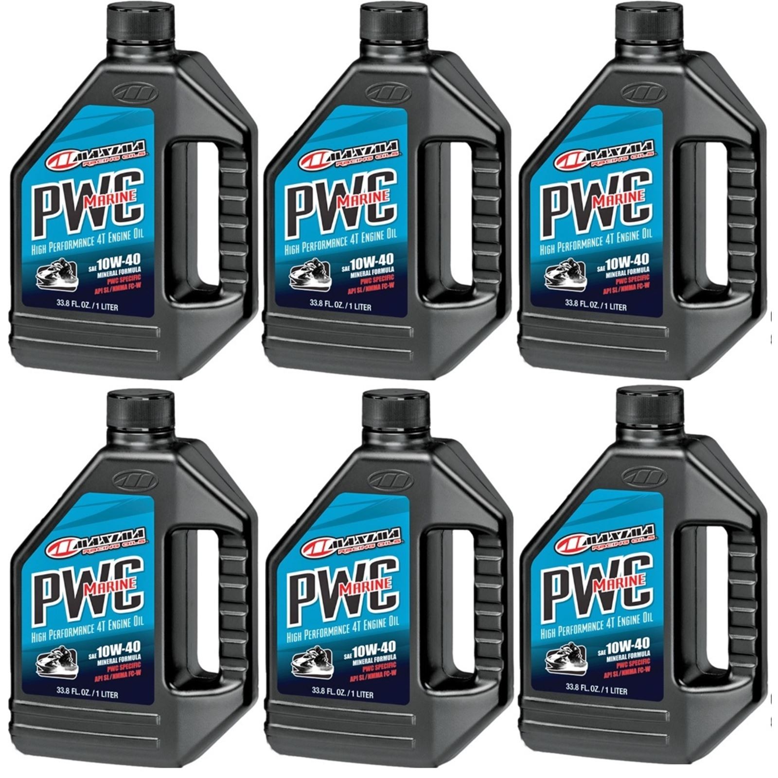 Maxima PWC Marine 4T 10W-40 – 1 Liter – 6/Pack 14901X6