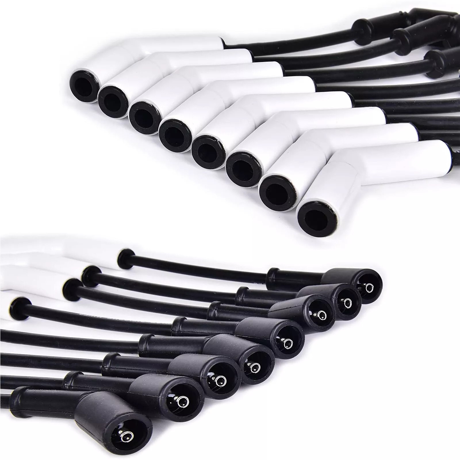 8pc/Set 9070C Spark Plug Wires Ceramic Boot Replacement For GM LS/LT Engines