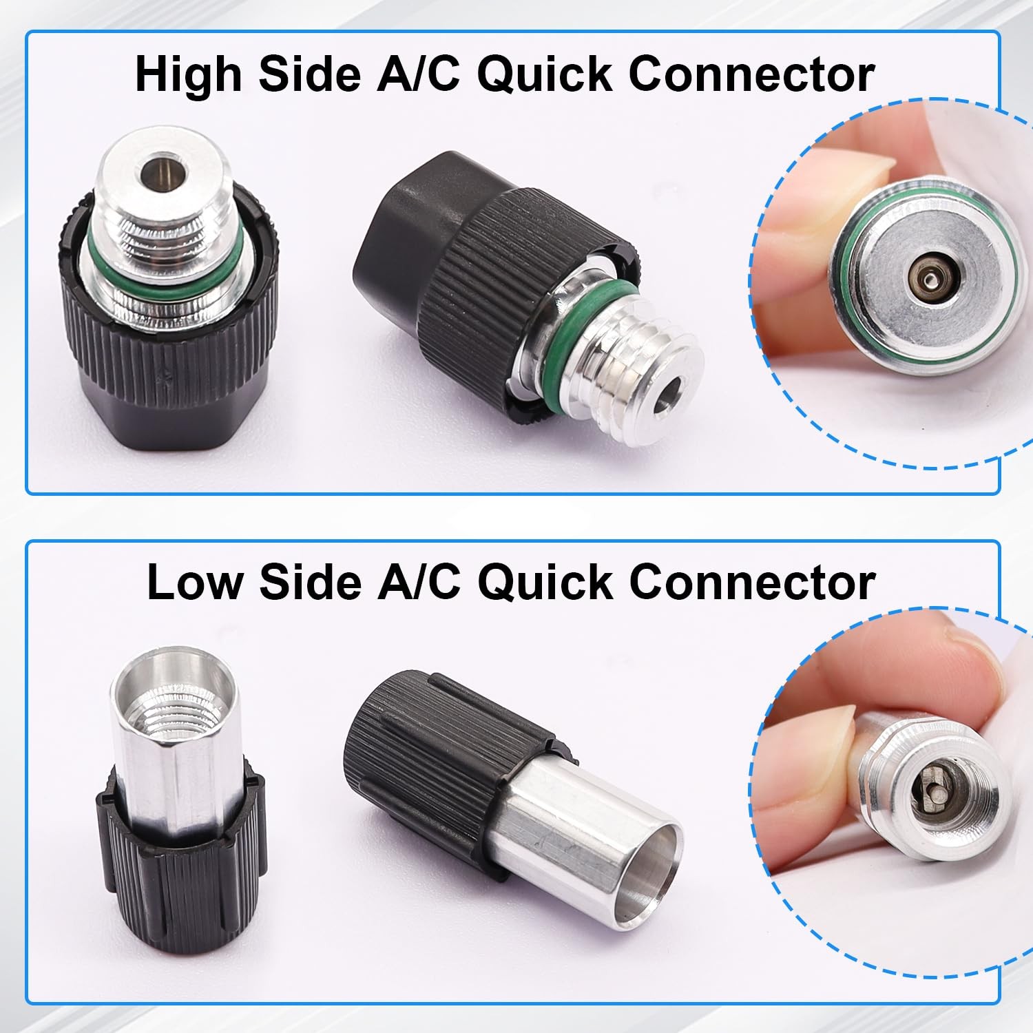 TWTADE 19PCS Air Conditioning Valve Core Kit – Car AC R12 R134a Teflon