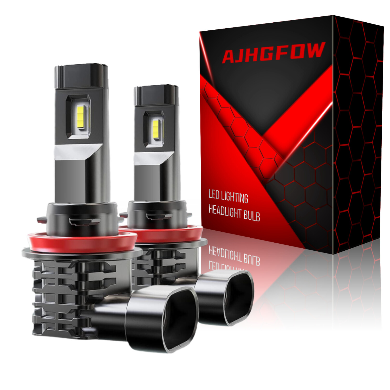 H11 H9 LED Headlight Super Bright Bulbs Kit 6500K White 60000LM High/Low Beam