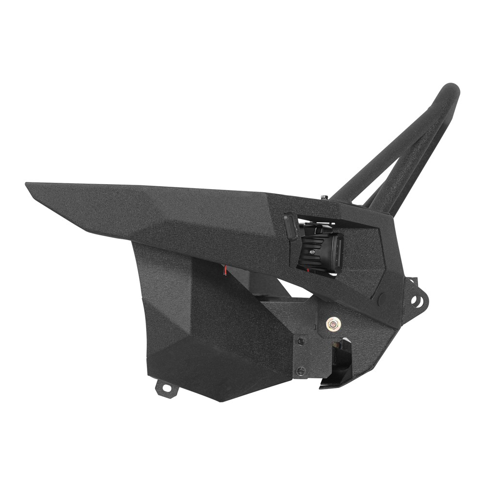 FULL WIDTH STEEL FRONT WINCH BUMPER W/BULL BAR & LEDS FIT 2010-2023 LEXUS GX460