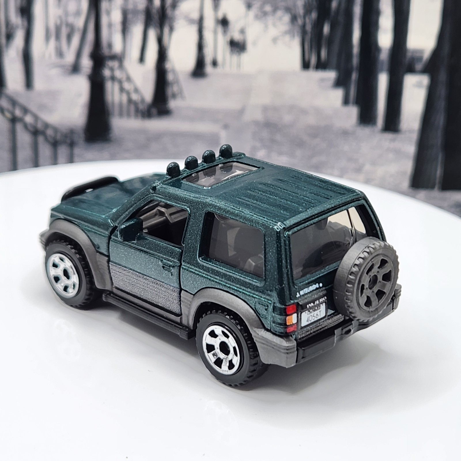 1991 Mitsubishi Pajero Green Custom 1/64 Scale Diecast Model ?GREAT GIFT?