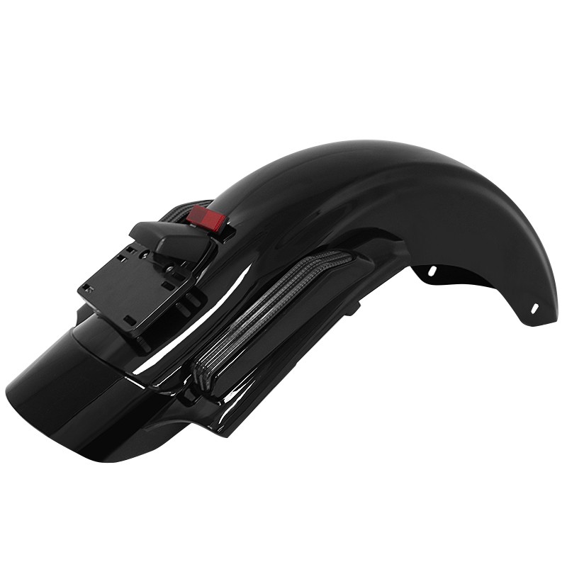 Rear Fender LED System Fit For Harley Touring Road Glide 2014-2024 Vivid Black