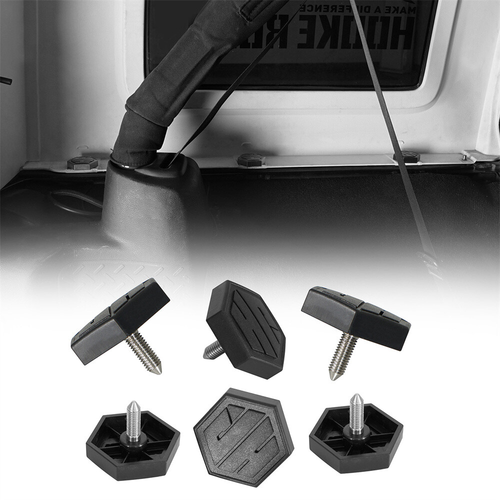 Replacement Quick Removal Fastener Thumb Screw For Jeep Wrangler JK JL 2007-2026