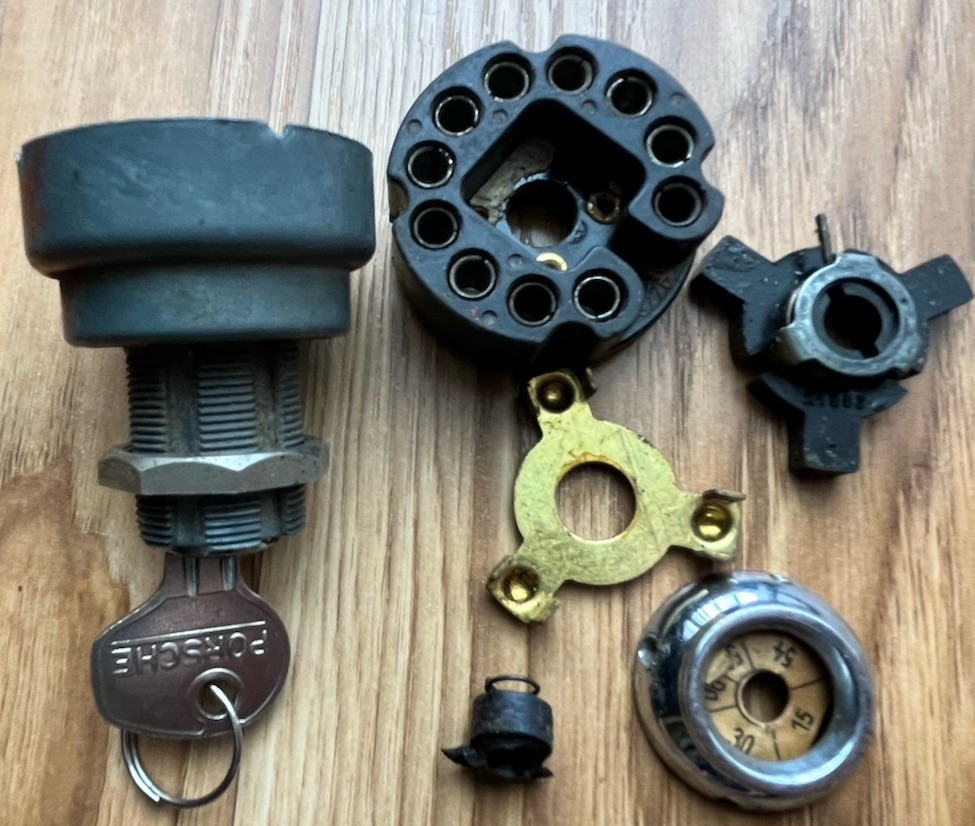 porsche 356 B & C 22715 ignition switch for parts /restore