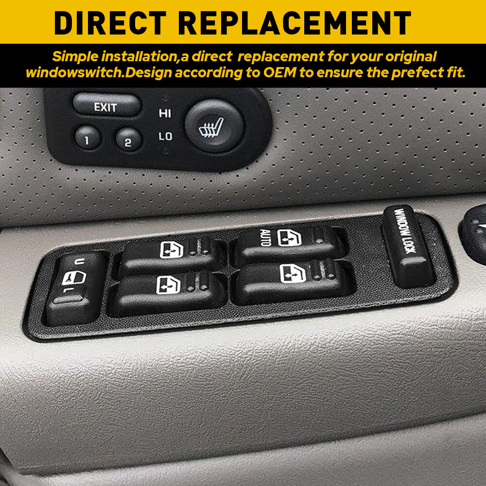 For 2000-2002 Chevy GMC Left Driver Master Side Power Window Door Switch Control