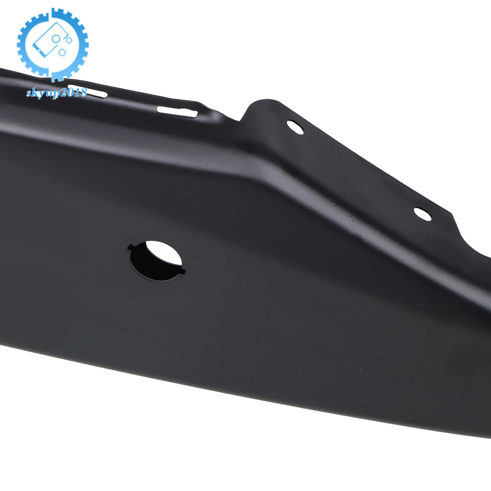 GM1002899 Black Split Front Bumper With Sensor Holes For GMC Sierra 1500 2022-25