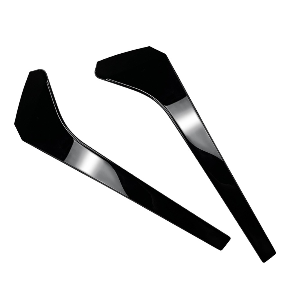 2pcs Rear Window Spoiler Side Wing Cover Trim For VW Tiguan MK2 R Line 2017-2023