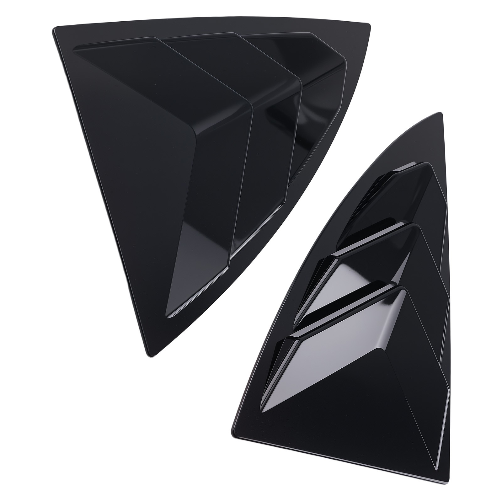 Quarter Panel Louvers for Tesla Model Y 2020-2024 Gloss Black ABS Cover@H54N