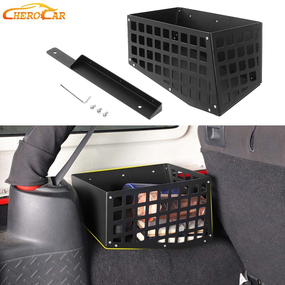 For Jeep Wrangler JK 07+4DR Left Trunk Multi-function Tool Storage Box Organizer