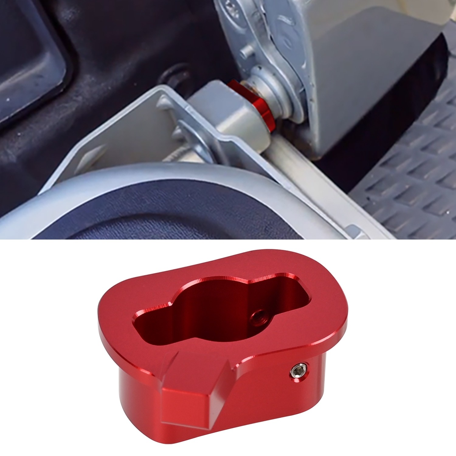 For Nissan TITAN 2005-2024 Red Tailgate Hinge Bushing Upgrade Kit 93470-9FV3A AB
