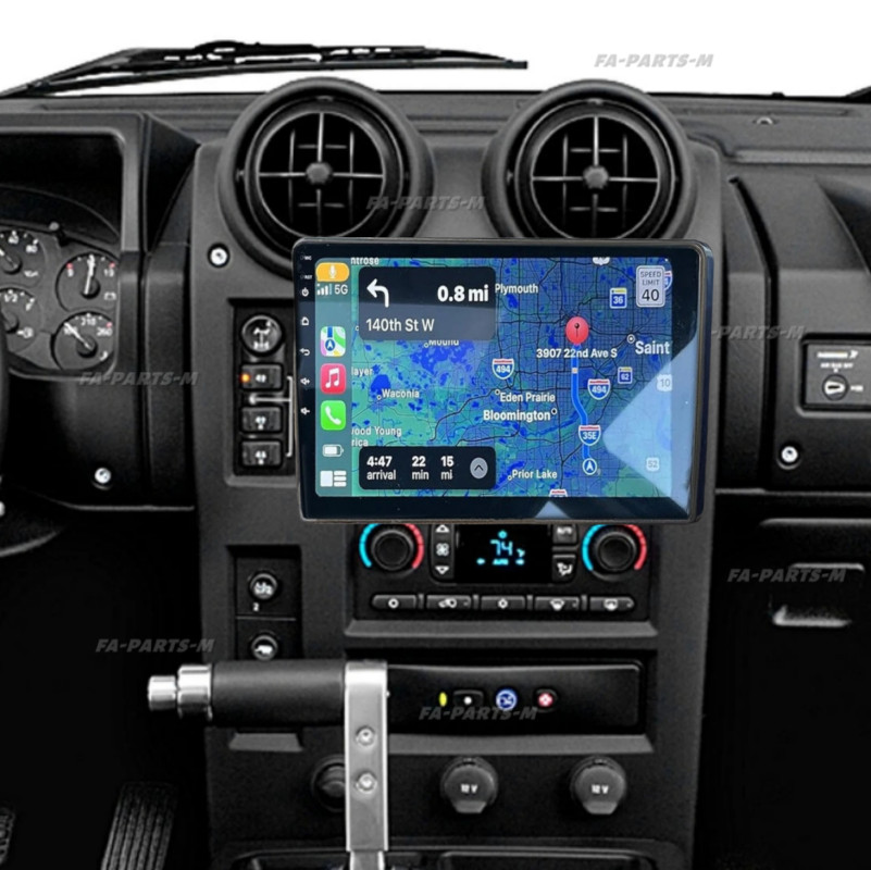 4+64G 10.1″ For Hummer H2 2003-2006 Android 13 Carplay CAR Stereo Radio +CAM