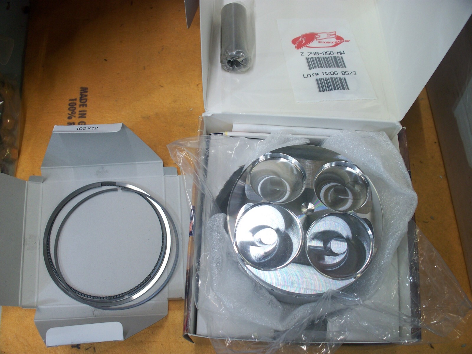Honda Motorcycle Dirt Bike 2013-2016 CRF 450R 96mm Piston Kit JE Pistons 315160