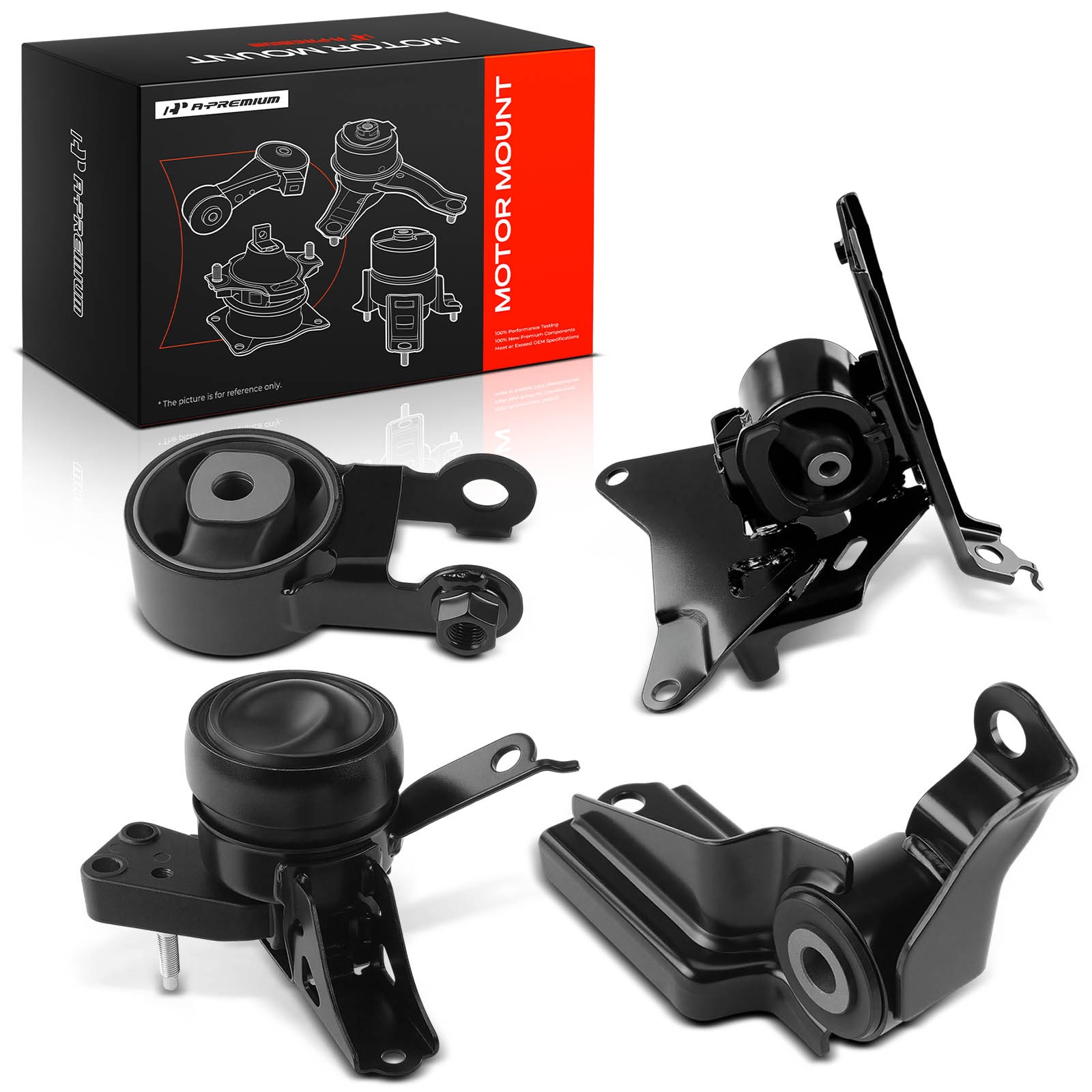 4x Engine Motor & Transmission Mount for Toyota Yaris 2006-2017 1.5L Auto Trans