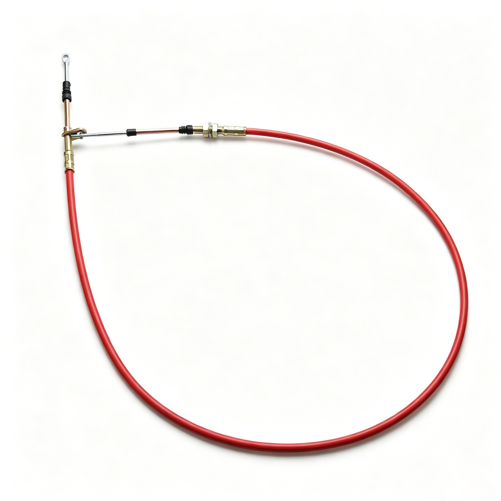AF72-1002 5 FT Shift Cable Red Fits for B&M Shifter High-Performance Racing