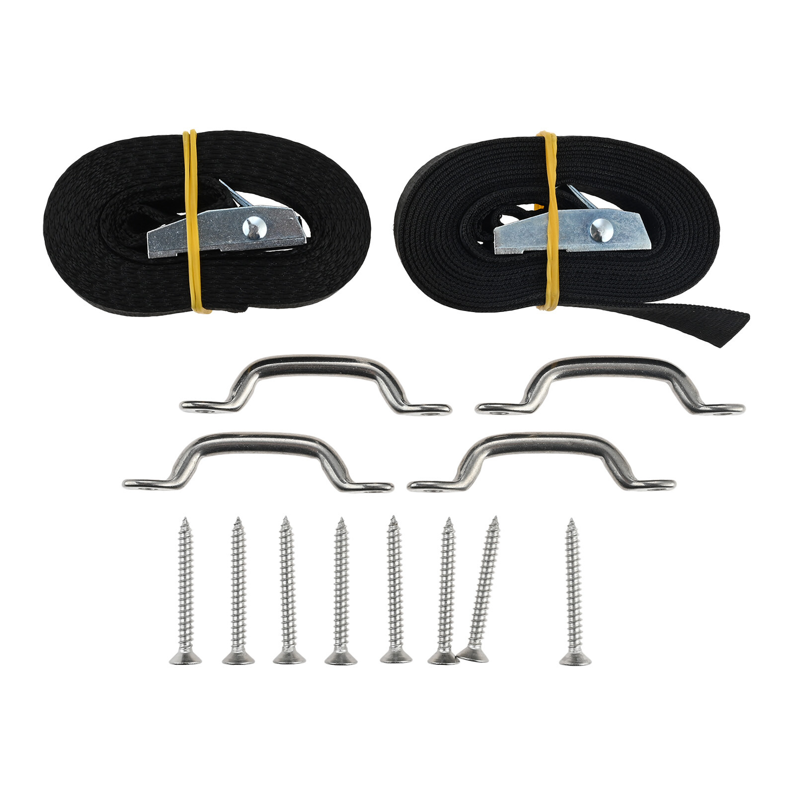 4Pcs 79In Battery Tie Dow Nylon Straps With Cam Buckles for Rv Boat Camper