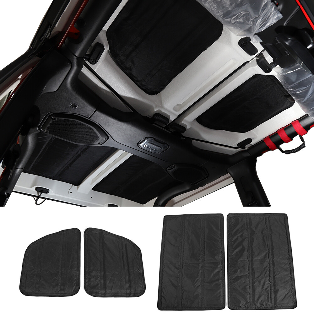 Hardtop Headliner Roof Insulation for 2018+ Jeep Wrangler 2-Door JL & 2020 JT T