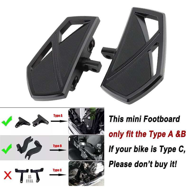 For Harley Touring Road Glide Floorboards Touring Street Glide Black Footboards
