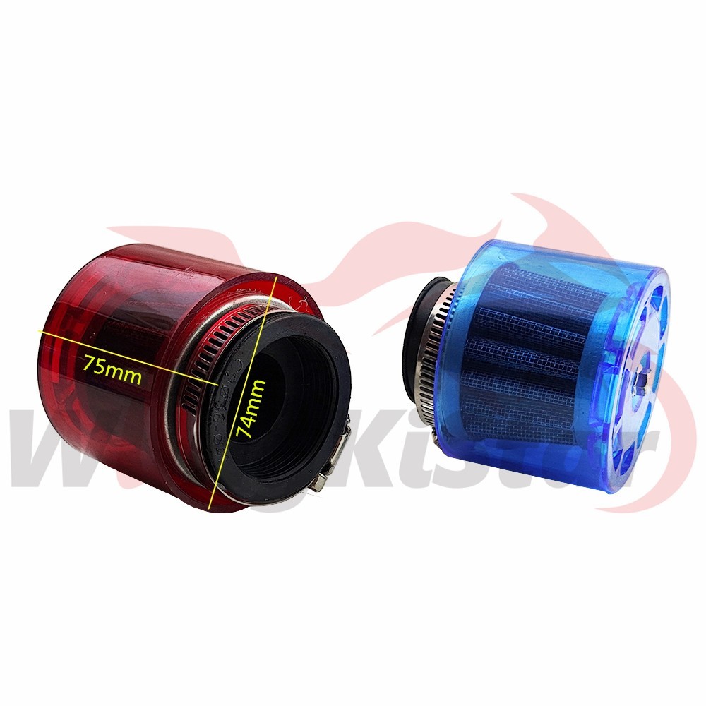 Plastic Waterproof Motorcycle Auto Car Carbureter 42mm/1.65In Air Filter Cleaner
