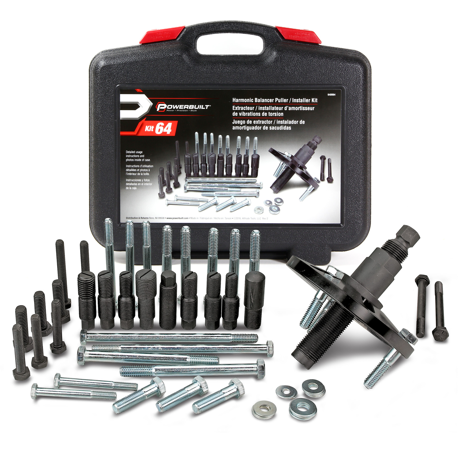 Powerbuilt Harmonic Balancer Puller and Installer Kit – 648994