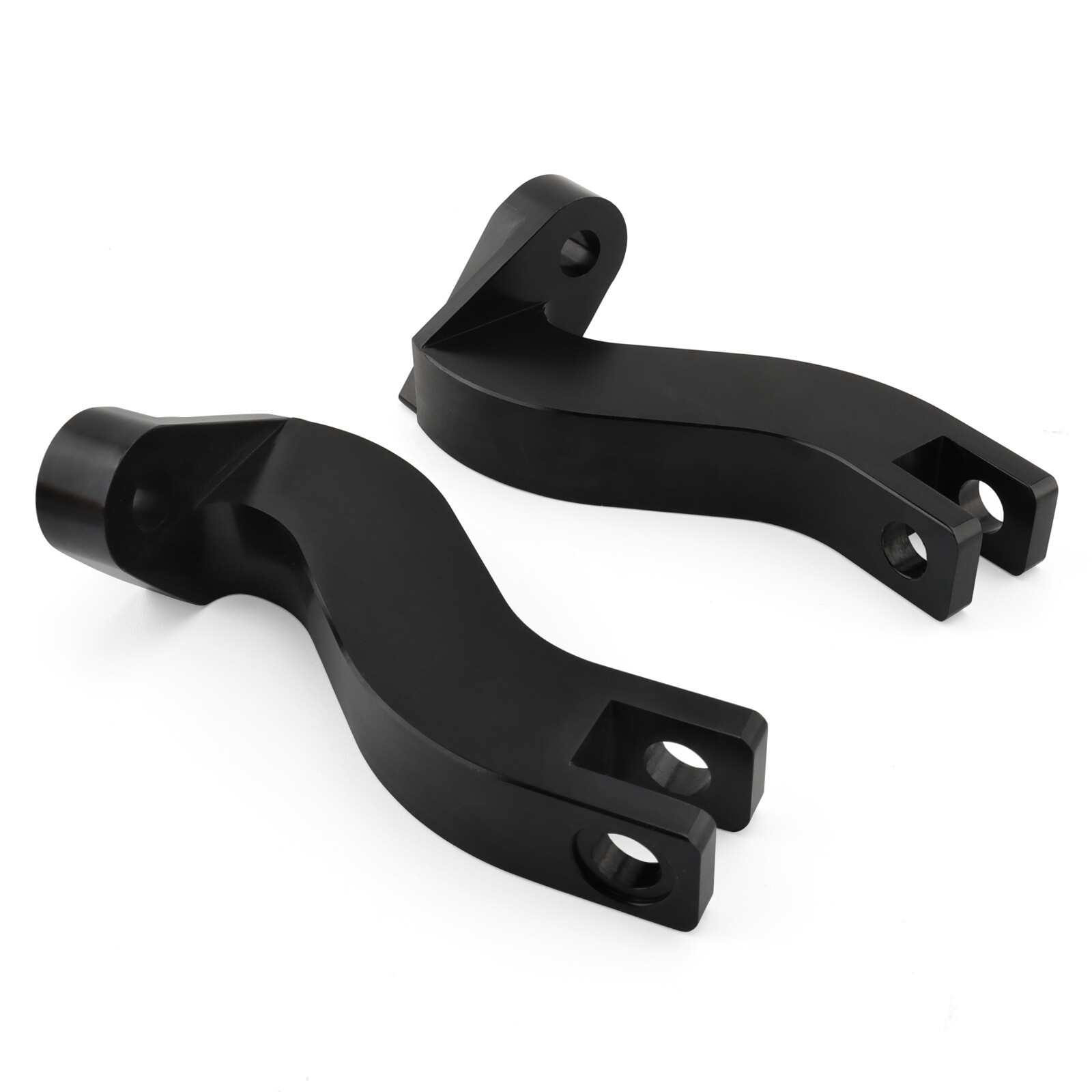 For Harley Touring Road Glide Floorboards Touring Street Glide Black Footboards