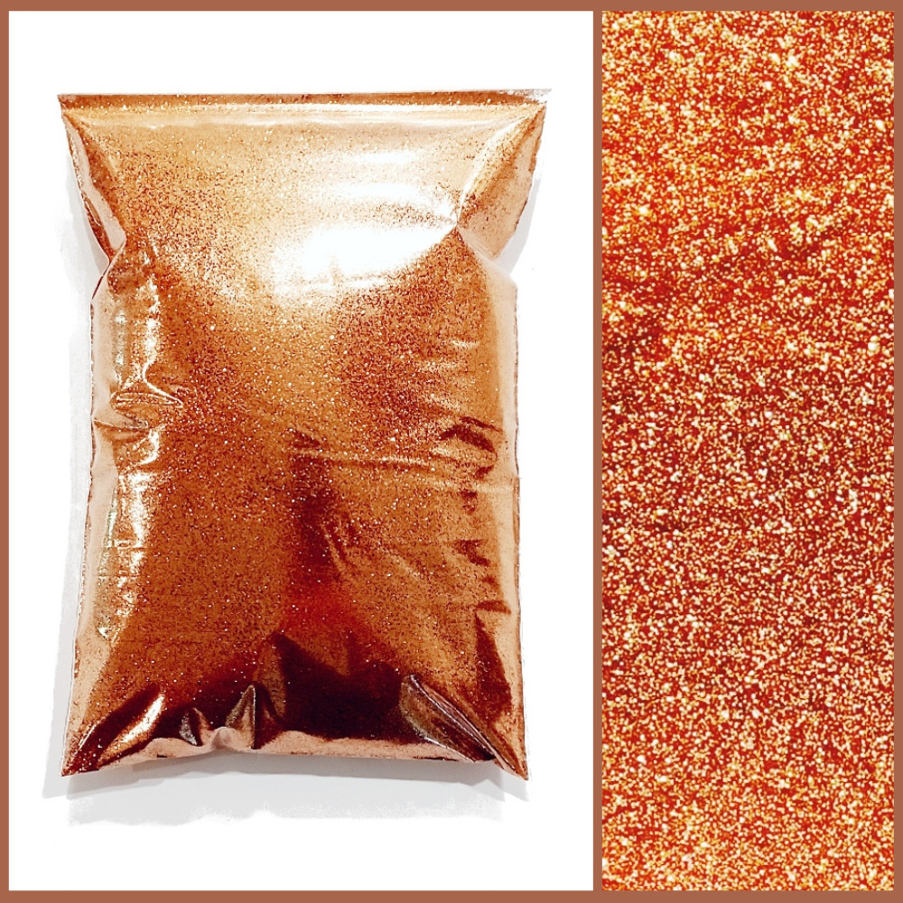1 lb (454g) Polished Copper .008″ Fine Metal Flake – Auto Grade Paint Additive