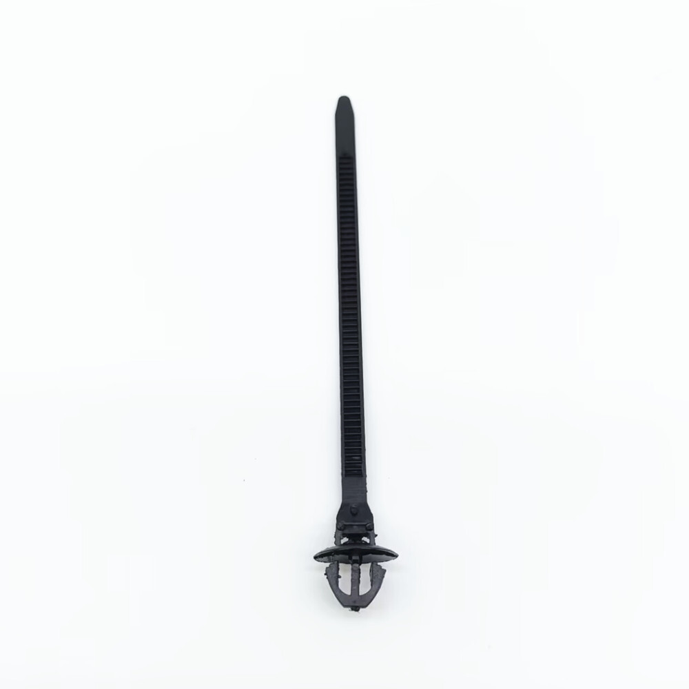 Push Mount Cable Ties Car Bundled Wire Harness Line Band Zip Fastener Clips Kit