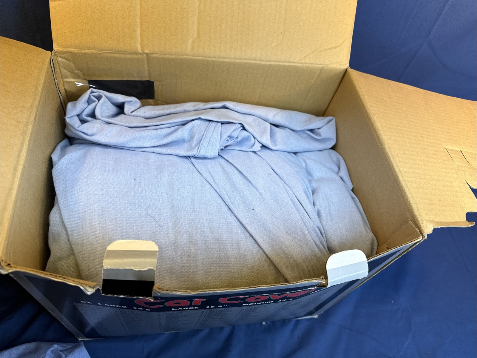 Vintage Deluxe Poly-Cotton CLASSIC Car Cover Universal XL New Old Stock