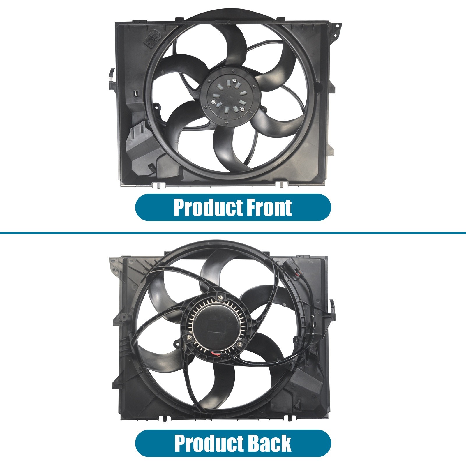 Radiator Cooling Fan Assembly For 2006-2010 2011 2012 2013 BMW E90 W/AUTO TRANS