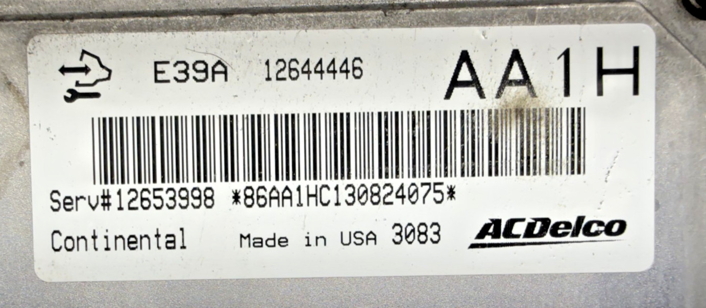 2013-16 Buick ECM Lacrosse PCM Engine Computer Module ECU 3.6L 12644446 AA1H