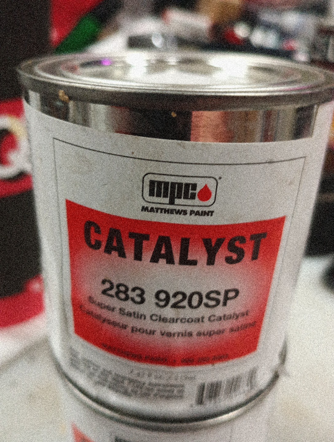 Matthews 7.4 Oz- Paint Catalyst, Super Satin Clear Coat, 9178